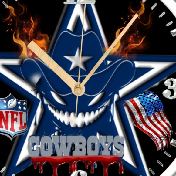 Dallas Cowboys clock - Picture 2 of 3